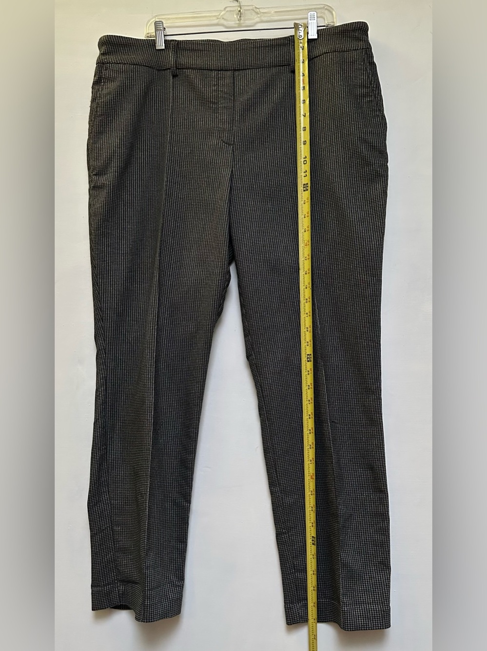 Hilary Radley Pull-On Pants XXL Built-in Tummy Control Panel Houndstooth pockets - Picture 4 of 14